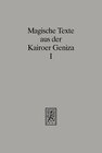 Buchcover Magische Texte aus der Kairoer Geniza