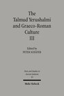 Buchcover The Talmud Yerushalmi and Graeco-Roman Culture III