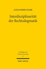 Buchcover Interdisziplinarität der Rechtsdogmatik