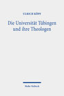 Buchcover Die Universität Tübingen und ihre Theologen