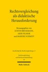 Buchcover Rechtsvergleichung als didaktische Herausforderung