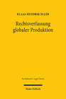 Buchcover Rechtsverfassung globaler Produktion