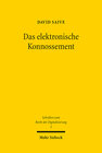 Buchcover Das elektronische Konnossement