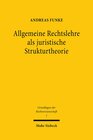 Buchcover Allgemeine Rechtslehre als juristische Strukturtheorie
