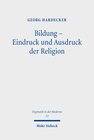 Buchcover Bildung - Eindruck und Ausdruck der Religion