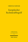 Buchcover Europäischer Rechtskraftbegriff