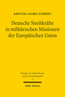 Buchcover Deutsche Streitkräfte in militärischen Missionen der Europäischen Union