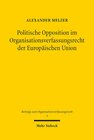 Buchcover Politische Opposition im Organisationsverfassungsrecht der Europäischen Union