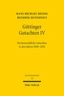 Buchcover Göttinger Gutachten IV