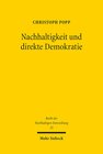 Buchcover Nachhaltigkeit und direkte Demokratie