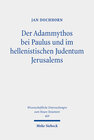 Buchcover Der Adammythos bei Paulus und im hellenistischen Judentum Jerusalems