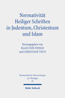 Buchcover Normativität Heiliger Schriften in Judentum, Christentum und Islam