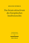 Buchcover Das forum attractivum des Europäischen Insolvenzrechts