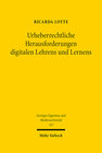 Buchcover Urheberrechtliche Herausforderungen digitalen Lehrens und Lernens