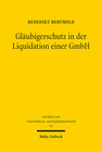 Buchcover Gläubigerschutz in der Liquidation einer GmbH
