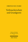 Buchcover Verbraucherschutz und Grundgesetz