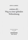 Buchcover enūma eliš - Weg zu einer globalen Weltordnung