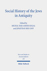 Buchcover Social History of the Jews in Antiquity