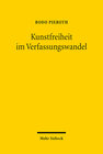 Buchcover Kunstfreiheit im Verfassungswandel