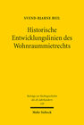 Buchcover Historische Entwicklungslinien des Wohnraummietrechts