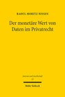 Buchcover Der monetäre Wert von Daten im Privatrecht