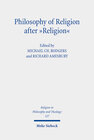 Buchcover Philosophy of Religion after "Religion"