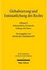 Buchcover Globalisierung und Entstaatlichung des Rechts