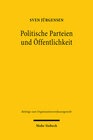 Buchcover Politische Parteien und Öffentlichkeit