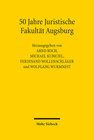 Buchcover 50 Jahre Juristische Fakultät Augsburg