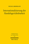 Buchcover Internationalisierung der Handelsgerichtsbarkeit