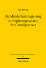 Buchcover Die Minderheitsregierung im Regierungssystem des Grundgesetzes