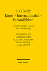 Buchcover Ius Vivum: Kunst - Internationales - Persönlichkeit