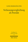 Buchcover Verfassungsvergleichung als Postulat