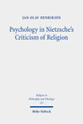 Buchcover Psychology in Nietzsche's Criticism of Religion