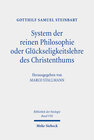 Buchcover System der reinen Philosophie oder Glückseligkeitslehre des Christenthums