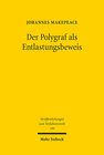 Buchcover Der Polygraf als Entlastungsbeweis