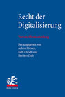 Buchcover Recht der Digitalisierung