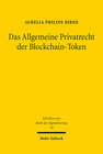 Buchcover Das Allgemeine Privatrecht der Blockchain-Token
