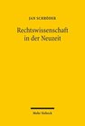 Buchcover Rechtswissenschaft in der Neuzeit