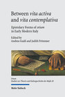 Buchcover Between vita activa and vita contemplativa