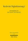 Buchcover Recht der Digitalisierung I