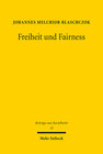 Buchcover Freiheit und Fairness