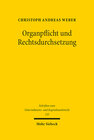 Buchcover Organpflicht und Rechtsdurchsetzung