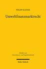 Buchcover Umweltfinanzmarktrecht