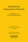 Buchcover Handbuch des chinesischen Zivilrechts