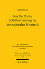 Buchcover Geschlechtliche Selbstbestimmung im Internationalen Privatrecht