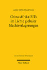 Buchcover China-Afrika-BITs im Lichte globaler Machtverlagerungen