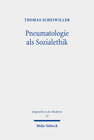 Buchcover Pneumatologie als Sozialethik