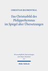 Buchcover Das Christusbild des Philipperhymnus im Spiegel alter Übersetzungen