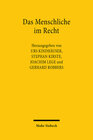 Buchcover Das Menschliche im Recht